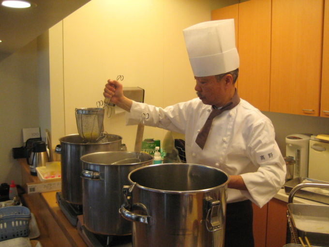 病棟内調理ラーメン