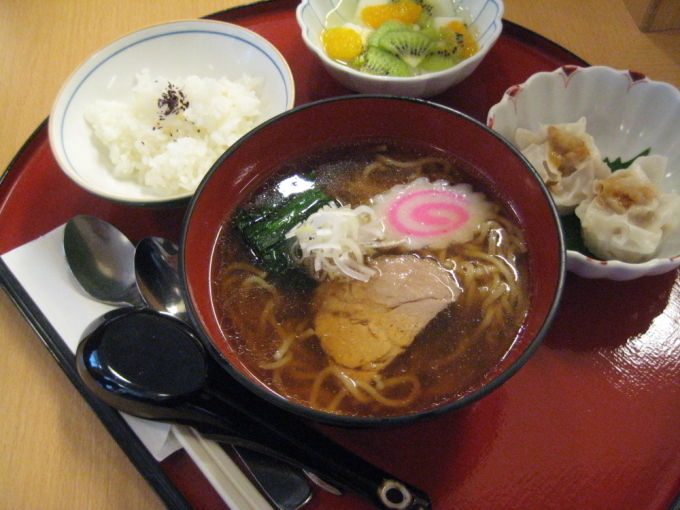 病棟内調理ラーメン