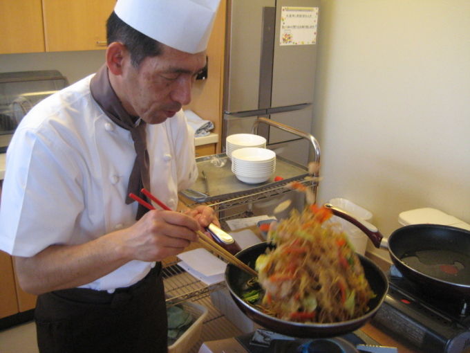 病棟内調理　焼きそば