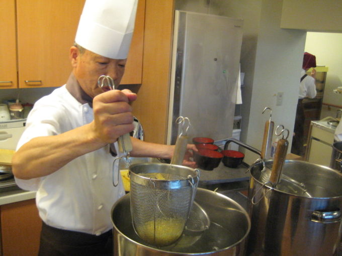 病棟内調理ラーメン