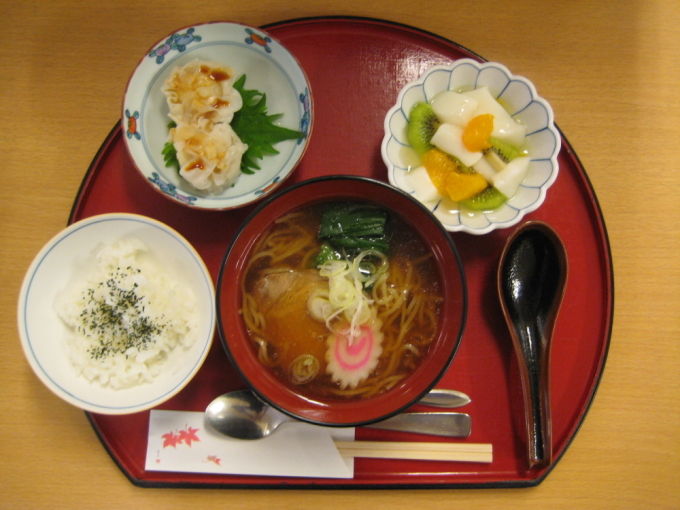 病棟内調理　醤油ラーメン