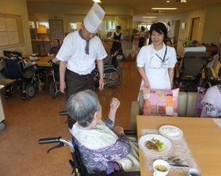 病棟内調理いさきのムニエル