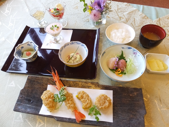 ソフト美食倶楽部　天ぷら会席