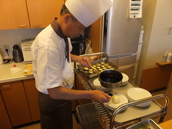 10月病棟内調理