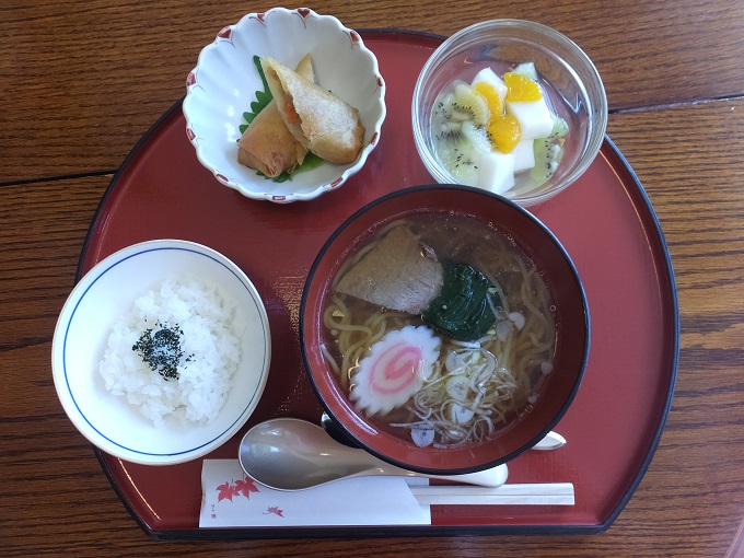 病棟内調理　醤油ラーメン