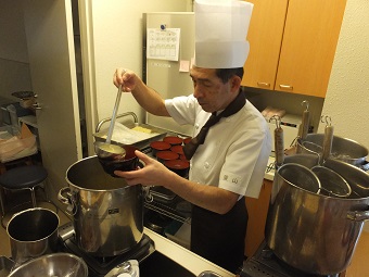 病棟内調理　醤油ラーメン