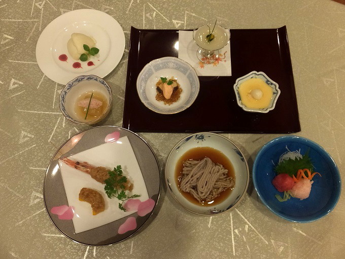 ソフト美食倶楽部　蕎麦会席